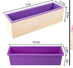 Load image into Gallery viewer, Wooden soap mould with Silicone
