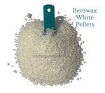 Load image into Gallery viewer, Beeswax Beads (White) Cosmetic Grade Refined..
